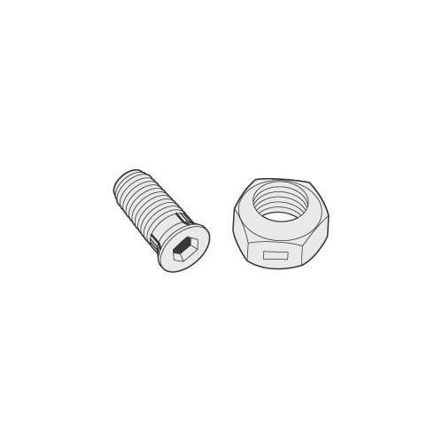 PACK OF 50 12-24 X .590 BOLT/CONE NUT (25 - 920-178; 25 - 920-407) WITH 1/8