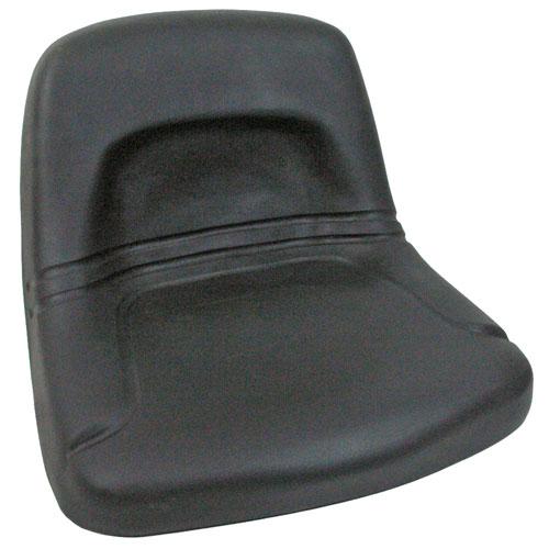 High-Back Steel Pan Seat – Black