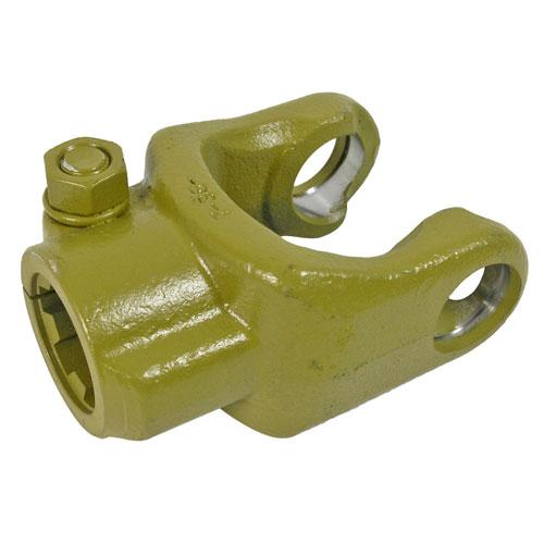 AW36 series yoke with 1 3/4-6 spline bore and clamp connection