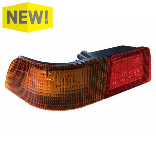 Left LED Tail Light for Case/IH MX Tractors, Red & Amber, TL6145L
