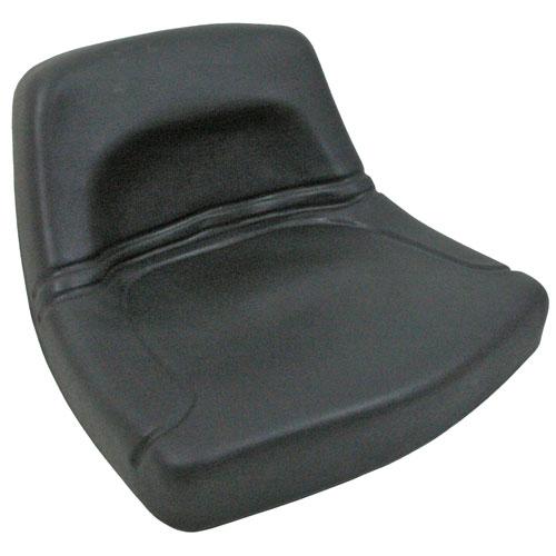 Low-Back Steel Pan Seat – Black