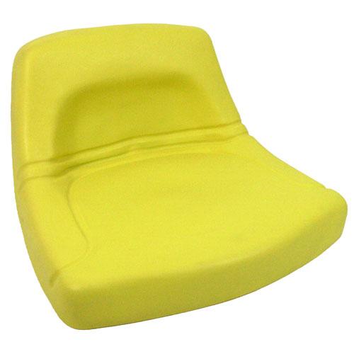 Low-Back Steel Pan Seat – Yellow