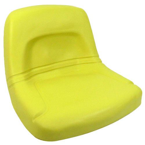 High-Back Steel Pan Seat – Yellow